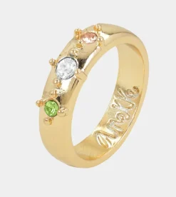 Sale Anekke Alianza Dorada Sunshine Con Piedras