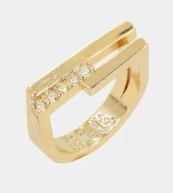 Outlet Anekke Anillo Con Brillantes Dorado