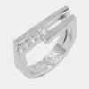 Clearance Anekke Anillo Con Brillantes Plateado