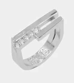 Clearance Anekke Anillo Con Brillantes Plateado