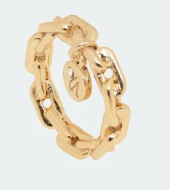 Cheap Anekke Anillo Con Medalla Dorado