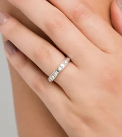Discount Anekke Anillo Plateado Brillante