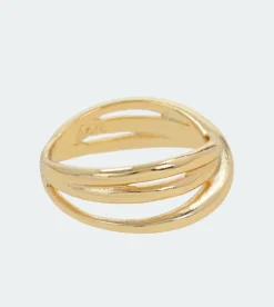 Shop Anekke Anillo Triple Dorado Jera