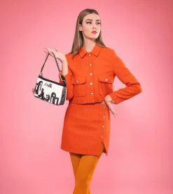 Outlet Anekke Baguette Con Asa Metalica Nature Sixties