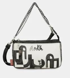 Outlet Anekke Baguette Con Asa Metalica Nature Sixties