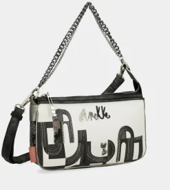 Outlet Anekke Baguette Con Asa Metalica Nature Sixties