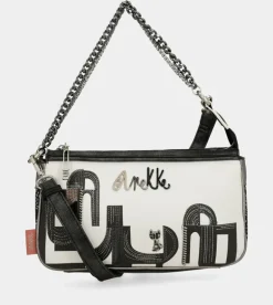 Outlet Anekke Baguette Con Asa Metalica Nature Sixties