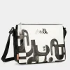New Anekke Bandolera 3 Compartimentos Nature Sixties