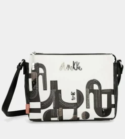 New Anekke Bandolera 3 Compartimentos Nature Sixties