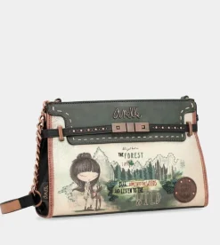 Best Sale Anekke Bandolera Con Apliques Metalicos The Forest