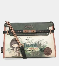 Best Sale Anekke Bandolera Con Apliques Metalicos The Forest