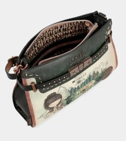 Best Sale Anekke Bandolera Con Apliques Metalicos The Forest