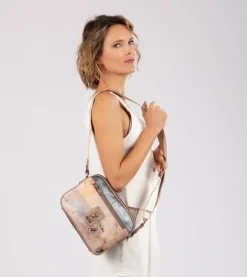 New Anekke Bandolera Doble Compartimento Hollywood