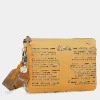 Flash Sale Anekke Bandolera Dos Compartimentos Ocre Nature Pachamama