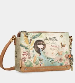 Fashion Anekke Bandolera Estampada 3 Compartimentos Amazonia