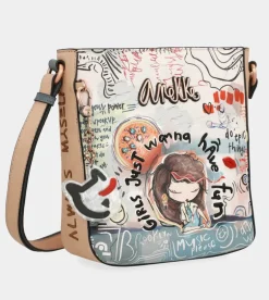 Clearance Anekke Bandolera Estampada Fun & Music
