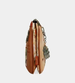Sale Anekke Bandolera Estampada Peace & Love Camel
