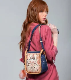 Best Sale Anekke Bandolera Estampado Azul Marino Tribe