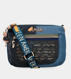Cheap Anekke Bandolera Flexible Azul Marino Nature Pachamama