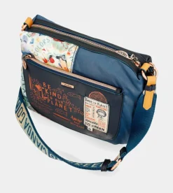 Cheap Anekke Bandolera Flexible Azul Marino Nature Pachamama
