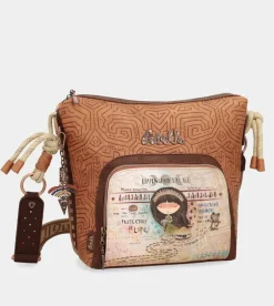 Shop Anekke Bandolera Grande Con Bolsillo Frontal Menire