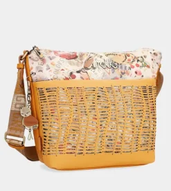 Outlet Anekke Bandolera Grande Ocre Nature Pachamama