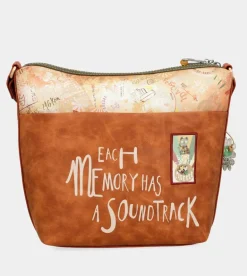 Cheap Anekke Bandolera Grande Peace & Love Camel