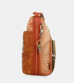 Cheap Anekke Bandolera Grande Peace & Love Camel