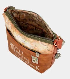 Cheap Anekke Bandolera Grande Peace & Love Camel