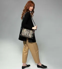 Sale Anekke Bandolera Marron Shoen