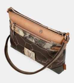 Sale Anekke Bandolera Marron Shoen