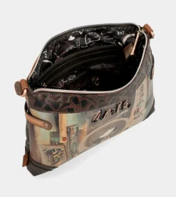 Sale Anekke Bandolera Marron Shoen