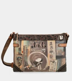 Sale Anekke Bandolera Marron Shoen