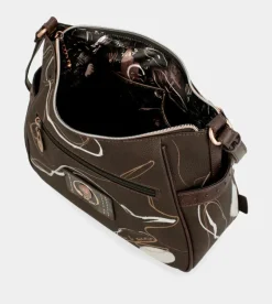Best Anekke Bandolera Mediana Marron Nature Shodo