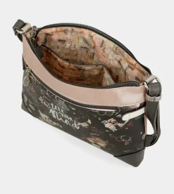 Clearance Anekke Bandolera Mediana Peace & Love Rosa