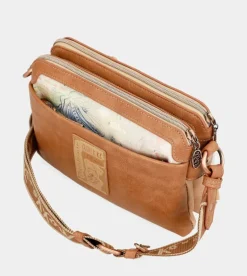 Cheap Anekke Bandolera Mediana Triple Compartimento Mediterranean