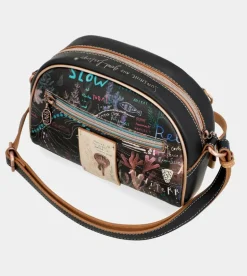 Best Sale Anekke Bandolera Negra Redondeada Coral