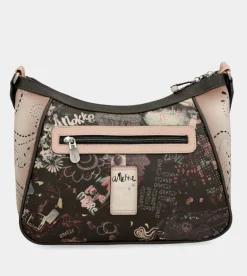 Flash Sale Anekke Bandolera Peace & Love Rosa