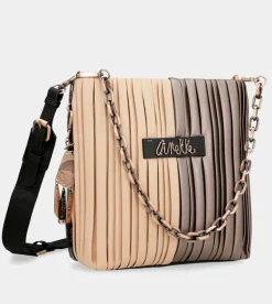 Hot Anekke Bandolera Plisada Dos Caras Shoen Palette