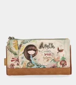 Outlet Anekke Billetero Flexible Estampado Rfid Amazonia
