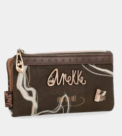 Outlet Anekke Billetero Flexible Marron Rfid Nature Shodo