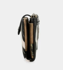 New Anekke Billetero Flexible Negro Rfid Nature Shodo