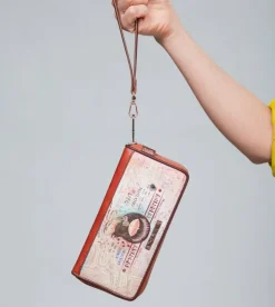 Discount Anekke Billetero Grande Estampado Rfid Menire