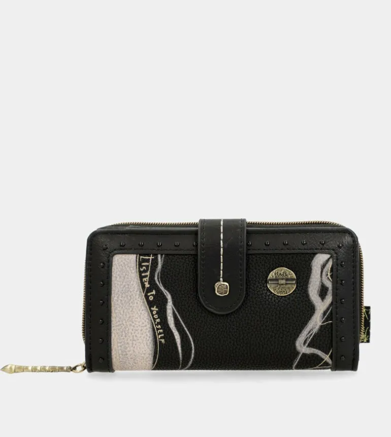 Online Anekke Billetero Grande Negro Rfid Nature Shodo