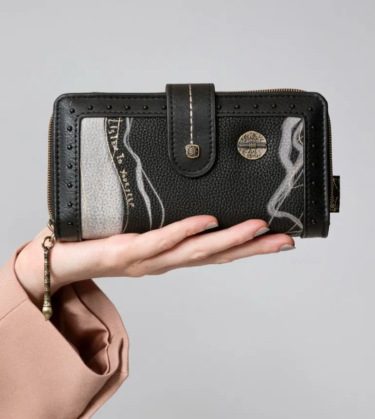 Online Anekke Billetero Grande Negro Rfid Nature Shodo