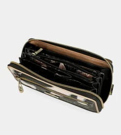 Fashion Anekke Billetero Grande Negro Rfid Nature Shodo