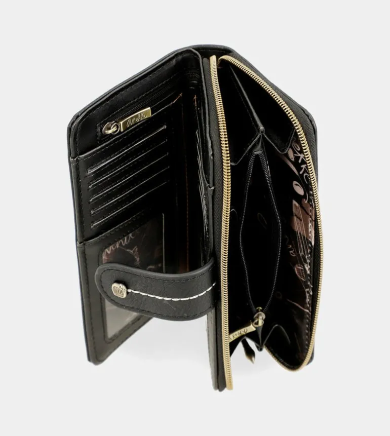 Online Anekke Billetero Grande Negro Rfid Nature Shodo