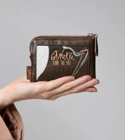 Flash Sale Anekke Billetero Marron Pequeno Rfid Nature Shodo