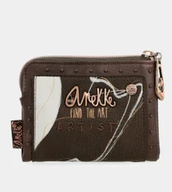 Flash Sale Anekke Billetero Marron Pequeno Rfid Nature Shodo