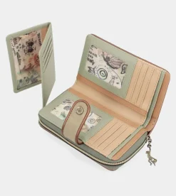 Outlet Anekke Billetero Mediano Estampado Rfid Amazonia